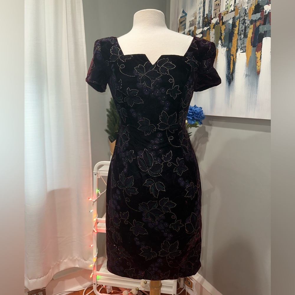 Vintage Late Edition velvet Party Dress